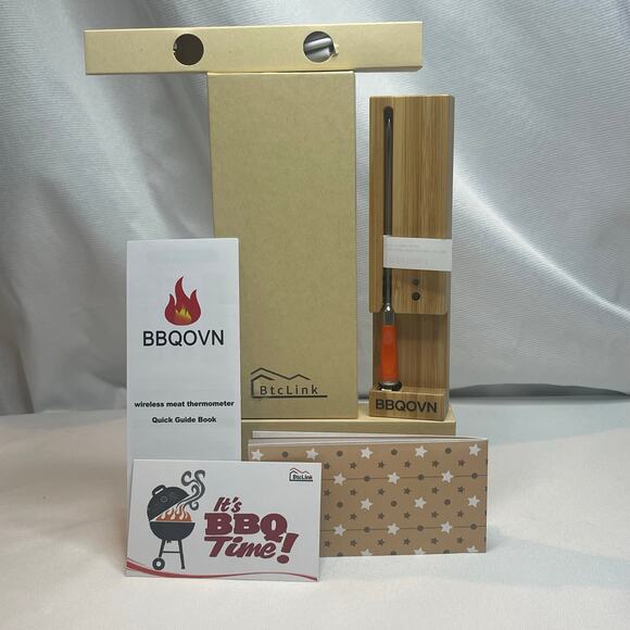 BBQOVN BtcLink Wireless Meat Thermometer New in Box - Picture 1 of 4